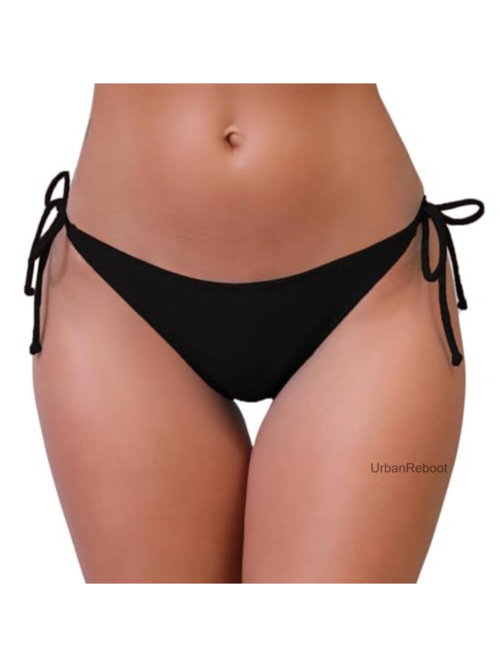 Low Rise Bikini Bottoms Tie Side Cheeky Swim Briefs Adjustable